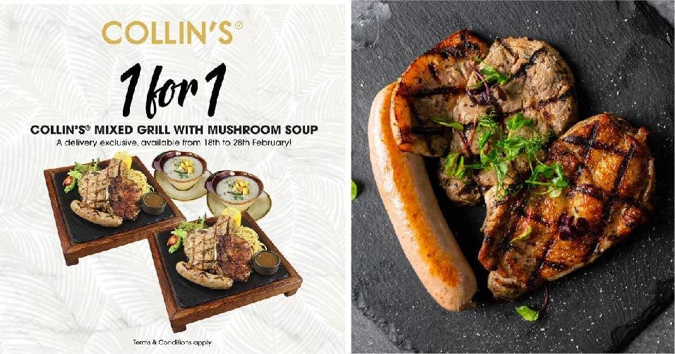 collin's mixed grill 1-for-1