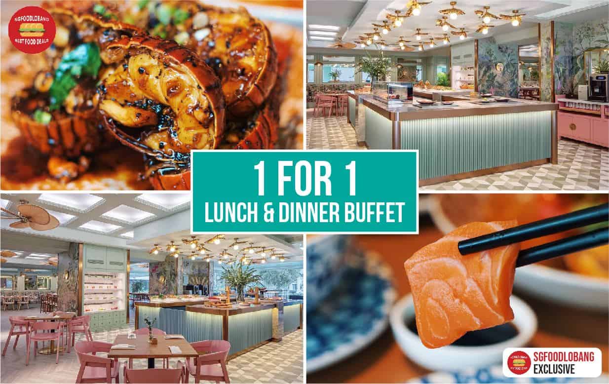 Pamper yourselves with 1for1 buffet at Ginger at PARKROYAL