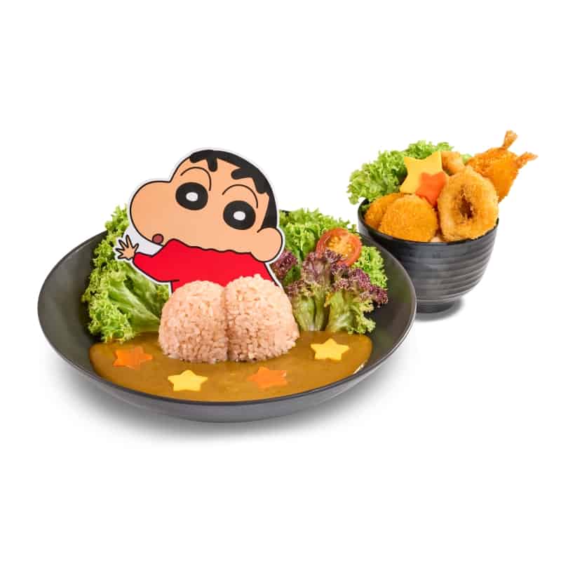 crayon shinchan kumoya curry rice