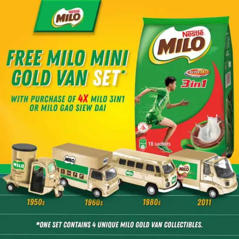 gold milo van collectable singapore