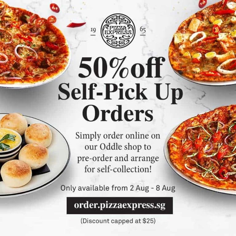 Pizza Express offers 50 off and National Day specials like Laksa Pizza