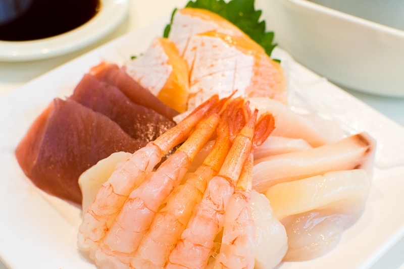 Genki Sushi sashimi platter