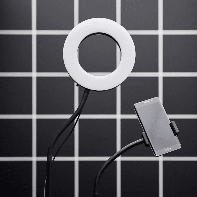 IKEA Ring light with phone holder