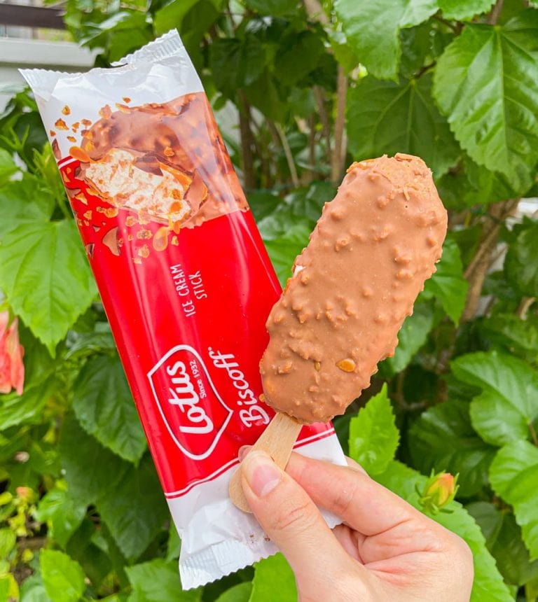 Lotus Biscoff ice cream is now available on Shopee for a limited time