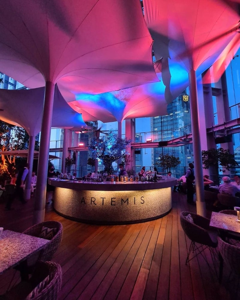 singapore rooftop bars artemis