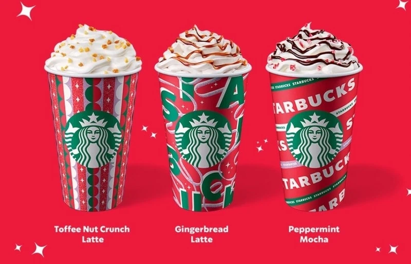 Starbucks Christmas Drinks 2021