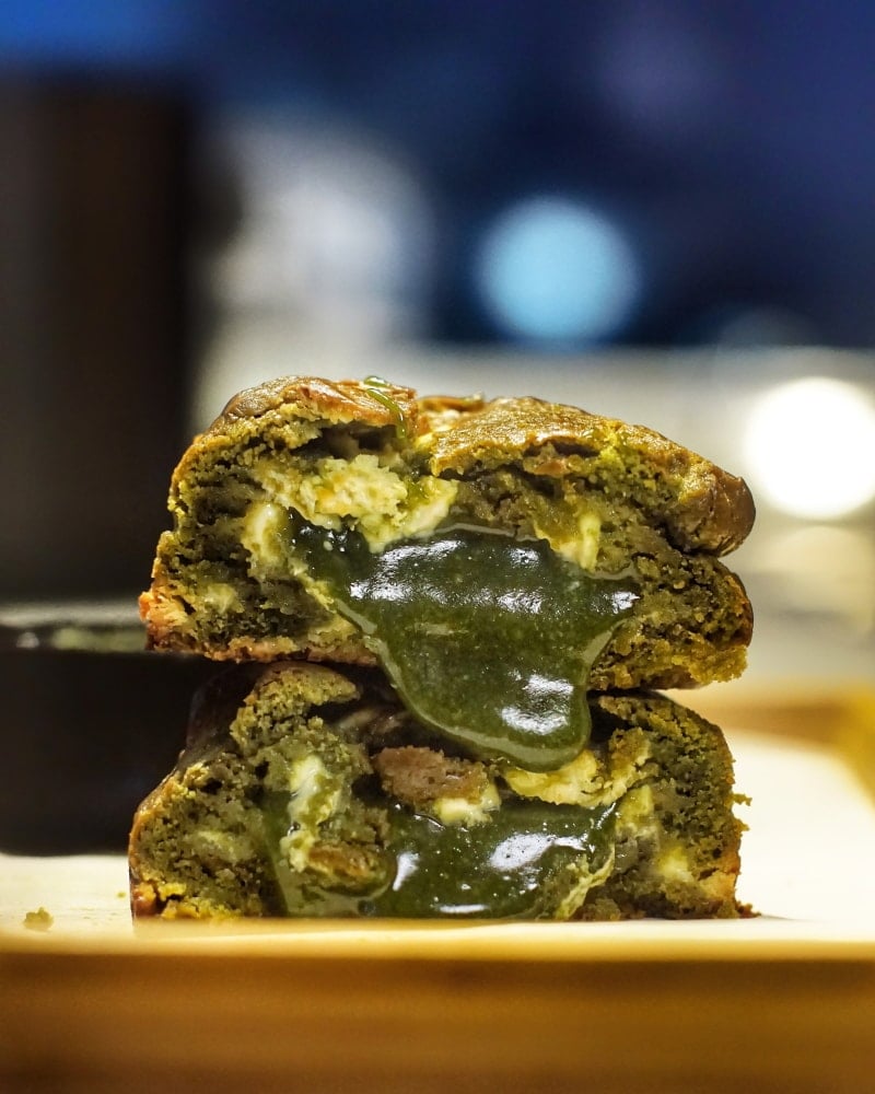 whiskdom matcha lava cookie