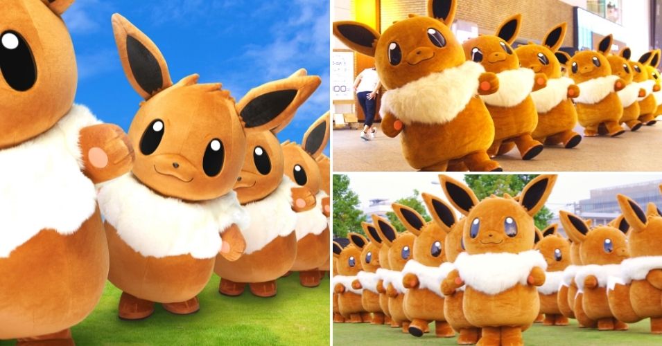 There's an adorable Eevee Dance Parade coming to Sentosa in December