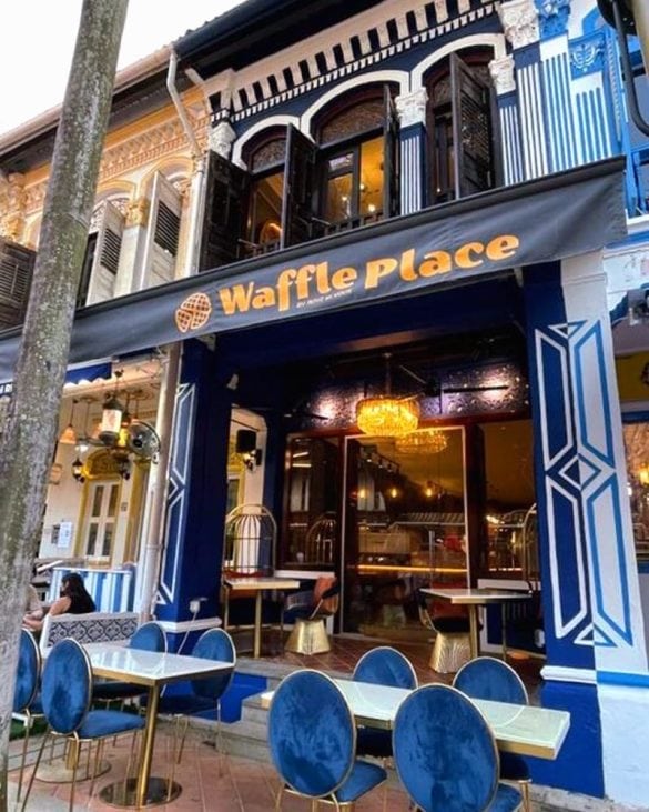 Waffle Place is a new cafe with a whopping 18 choices of waffles & croffles