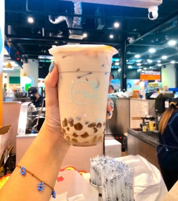 Sip on special Jia Jia Liang Teh milk tea & pearls from Playmade this CNY