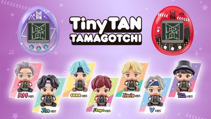 BTS TinyTAN Tamagotchis Are a Thing & You Can Pre-Order Them on