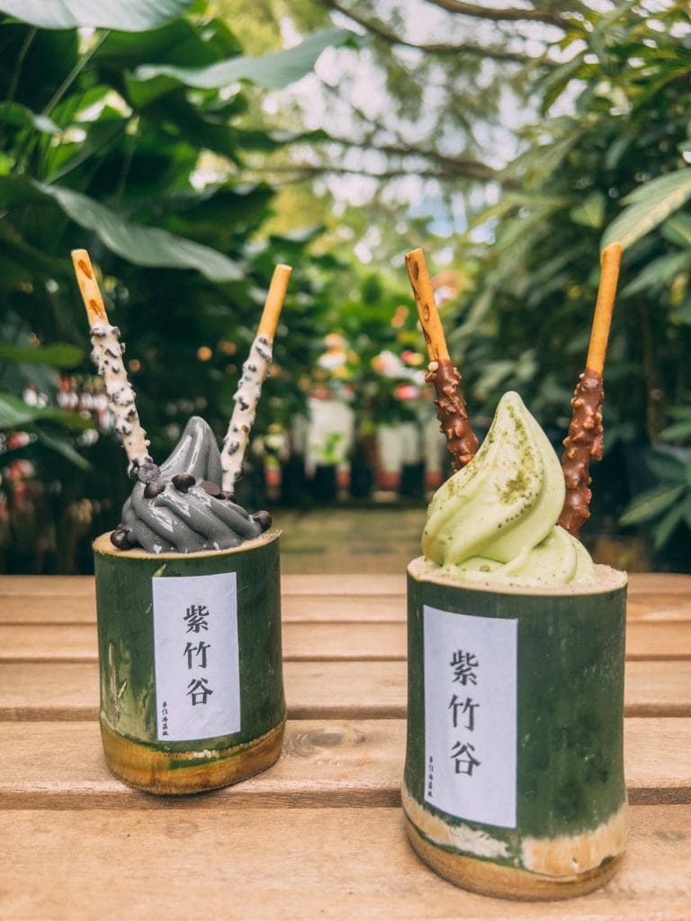 Enjoy matcha bamboo ice cream & visit the hidden Fat Bamboo Cafe in a