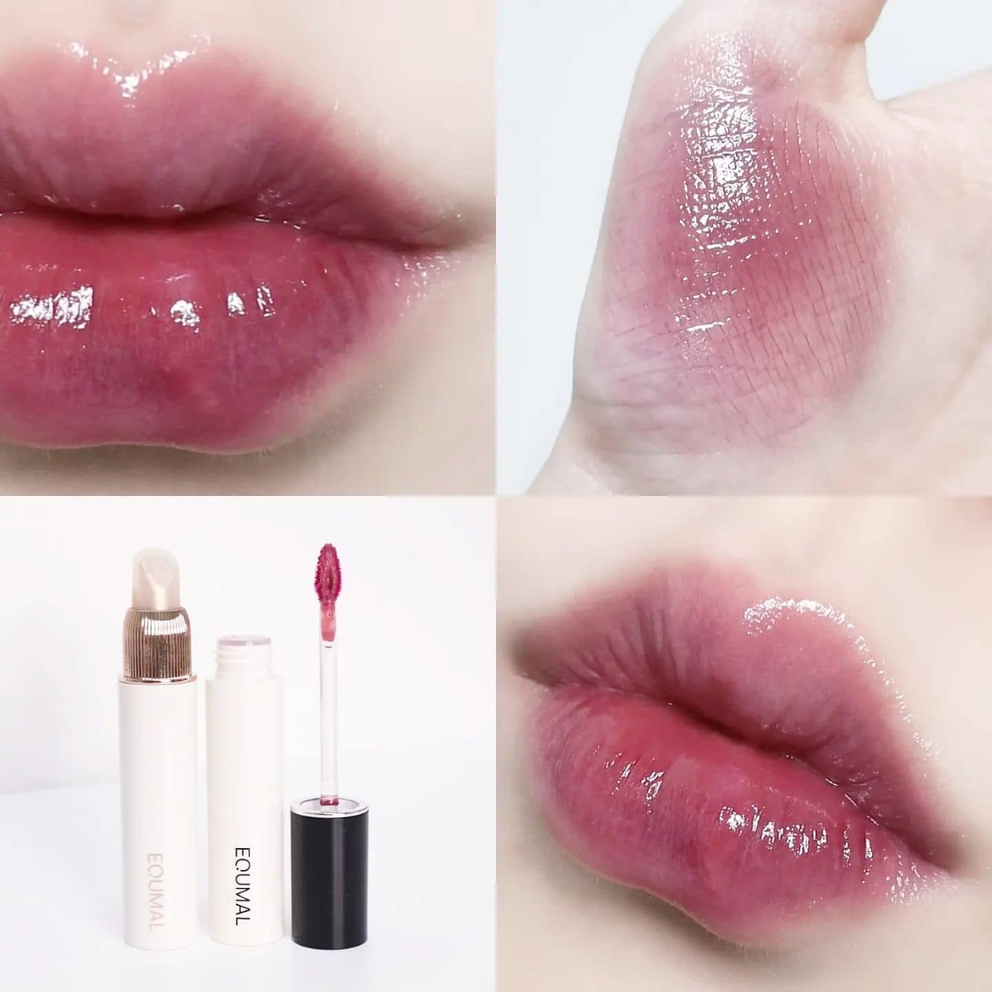 trending korean tint equmal non section glowy lip