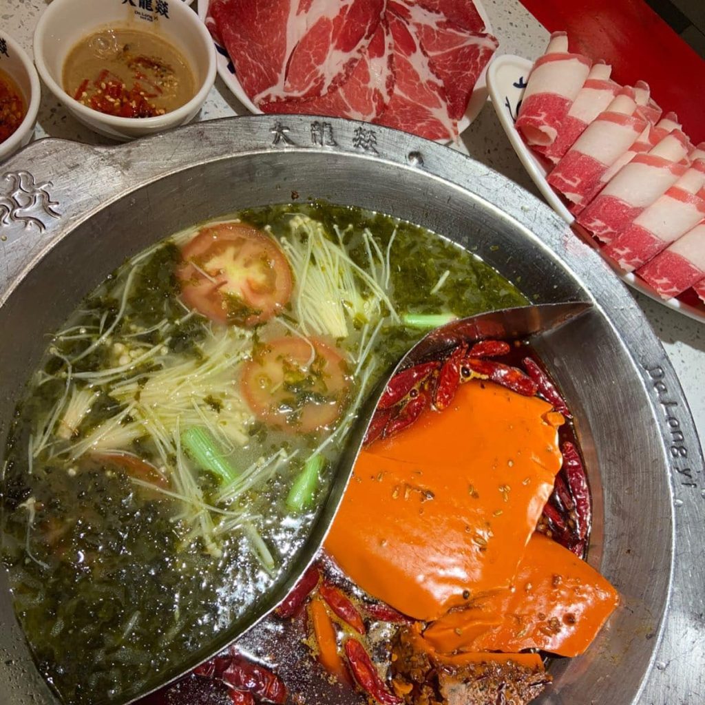Da Long Yi Hotpot has spicy mala hotpot and more