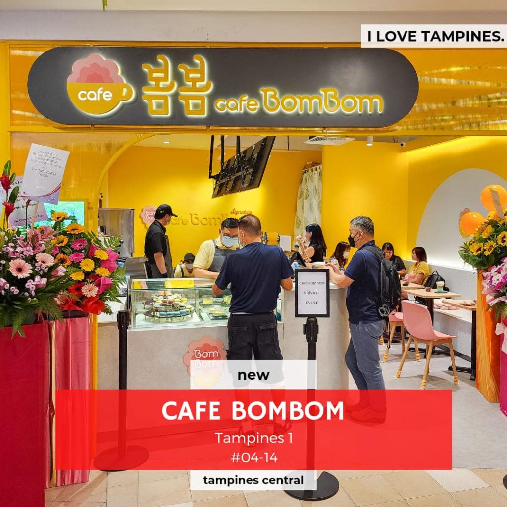 Cafe BomBom is a dessert cafe chain from South Korea selling thick