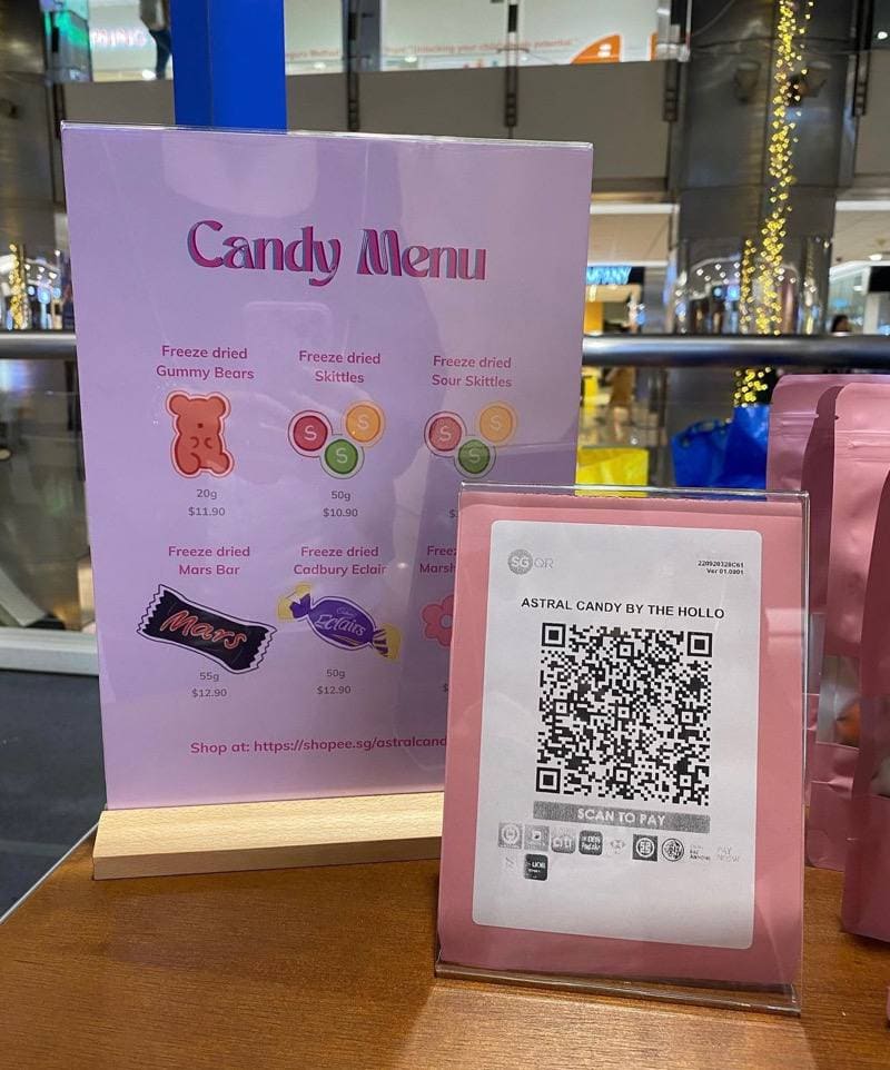 freeze-dried candy singapore pop-up astral candy
