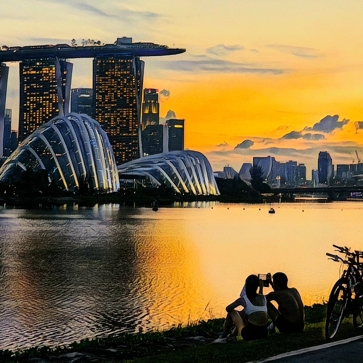 sunset spots singapore