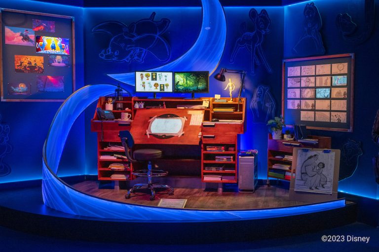 Enter an interactive 360 experience at Immersive Disney Animation