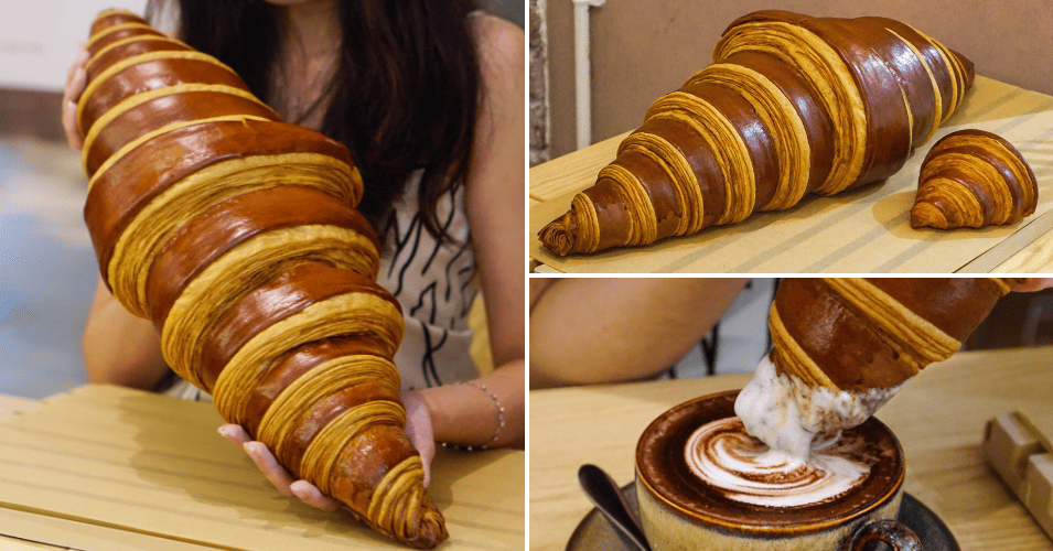 We tried the viral XXXL croissant by Alice Boulangerie that is available for a limited time only