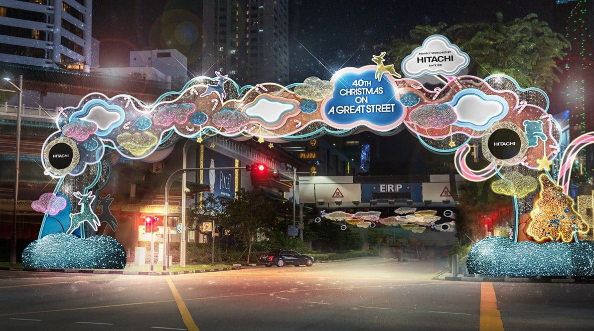 orchard road christmas light up
