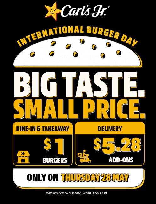 International Burger Day 2026 in Singapore