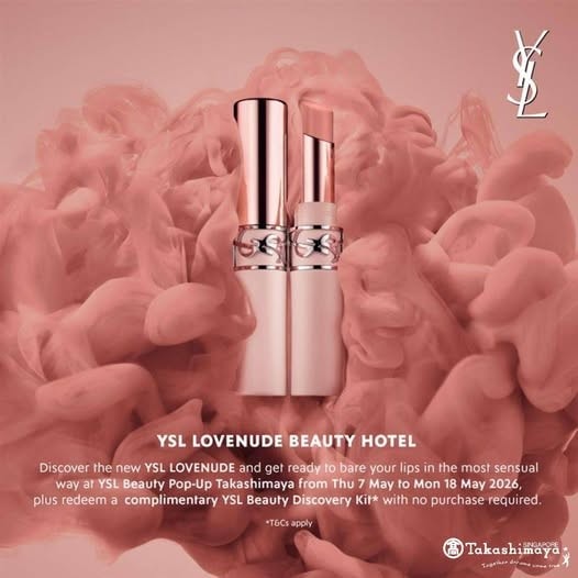YSL LOVENUDE pop-up