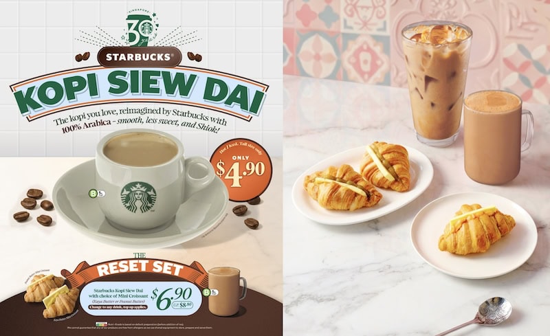 Starbucks Shiok menu