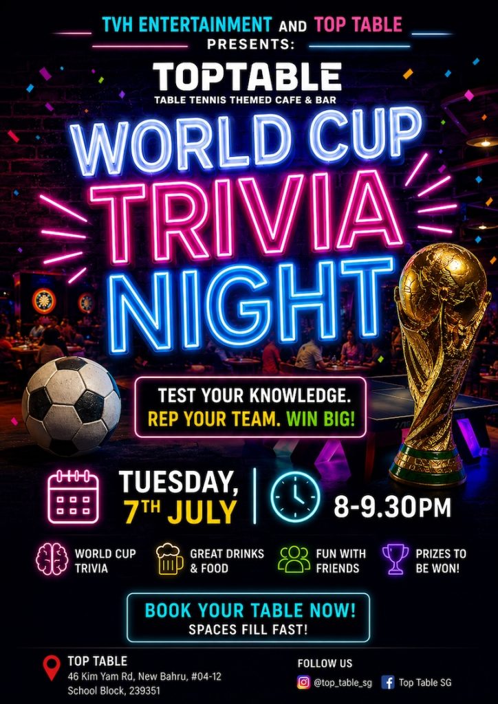 TopTable World Cup Trivia Night