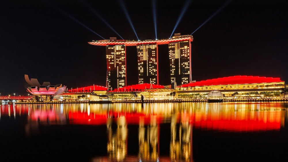 Marina Bay Sands F1 - light-up