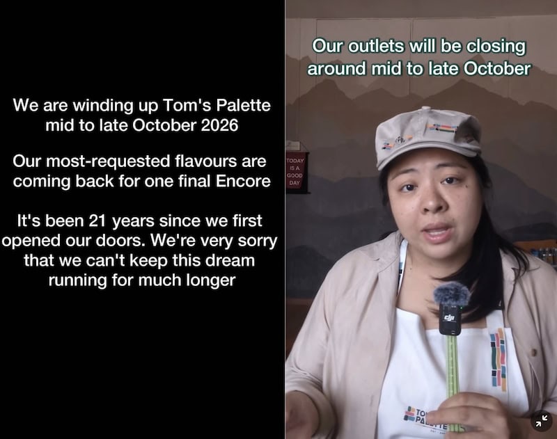 Tom's Palette closing - announcement