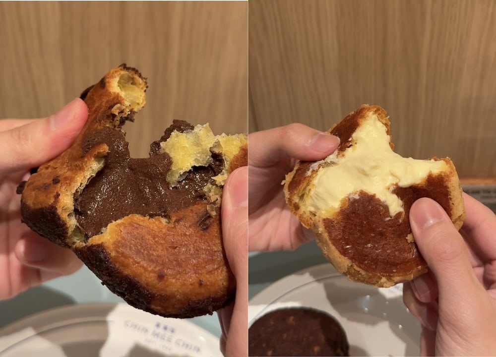 Chin Mee Chin NEX review - Choux au Craquelin filling