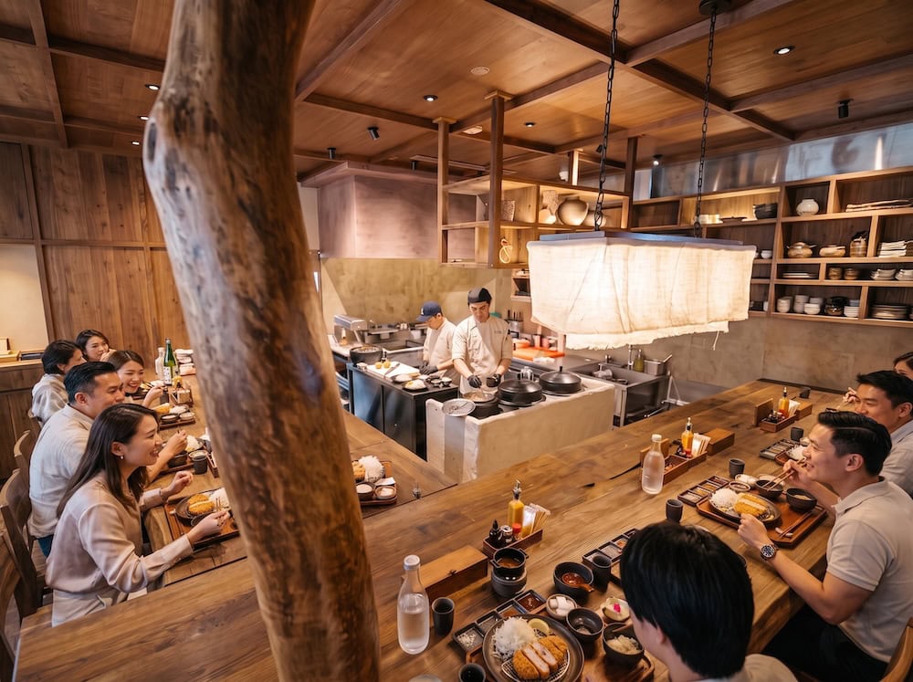Katsu By Kyu - open kitchen