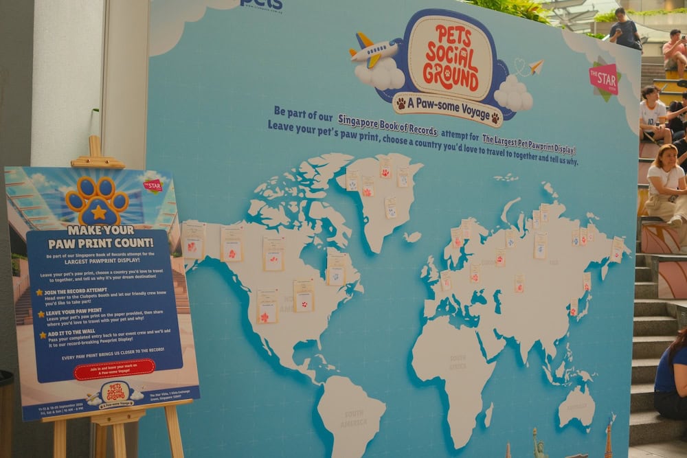 Pets Social Ground - Pawprint Display