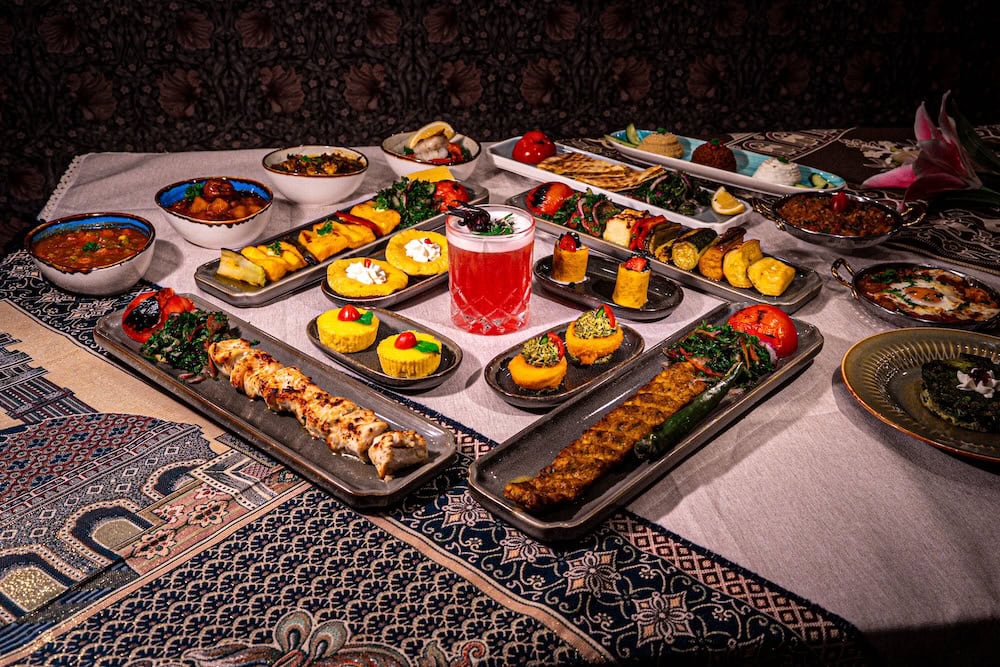 Shabestan The Silk Road Caravan Brunch - menu
