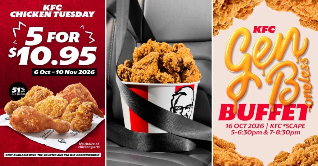 Things to do October 2026 - KFC Chicken Tuesday