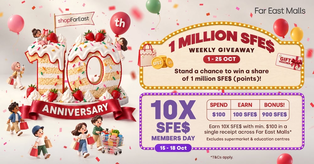 Far East Malls - weekly giveaway