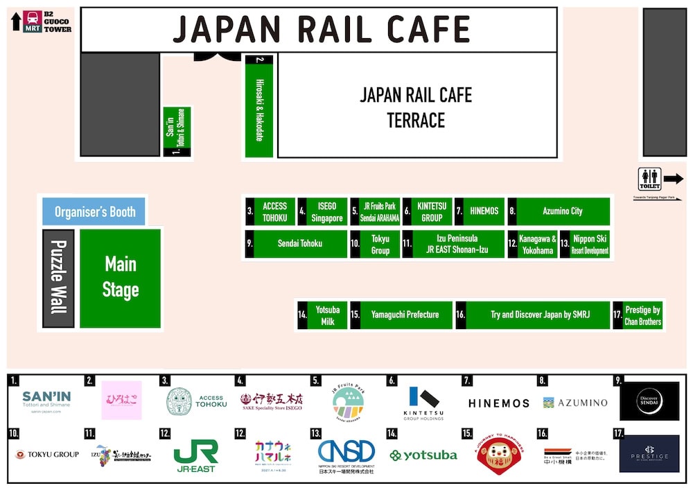 Japan Rail Fair 2026 - booths