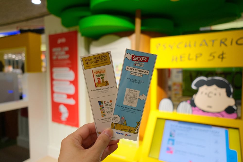 Snoopy Pop-up Library - bookmarks