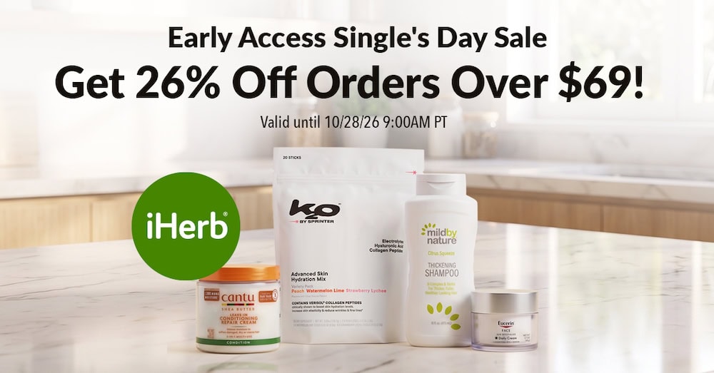 iHerb Singles Day Sale - Early Access